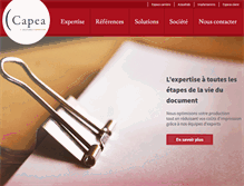 Tablet Screenshot of capea.com